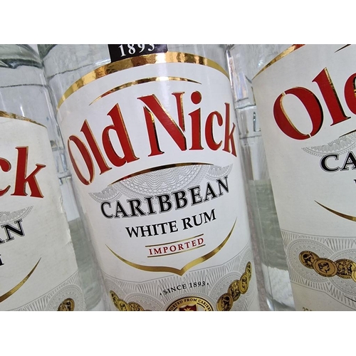 340 - 3 x Bottles of 'Old Nick' Caribbean White Rum, 100cl, 37.5%, (3)