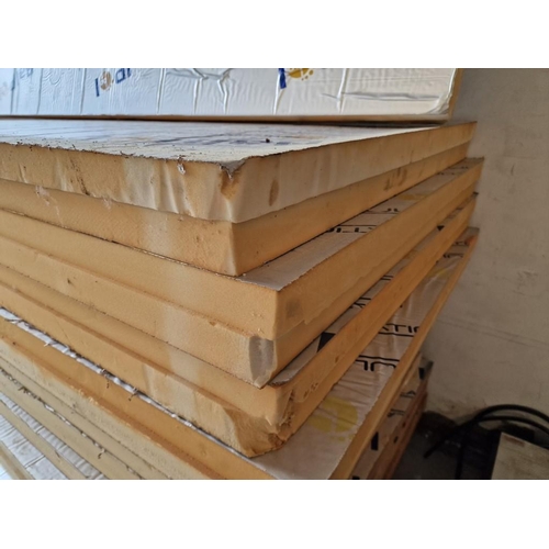 417 - 13 x Sheets of PIR Insulation Boards, (Each Approx. 243 x 110 x 10cm = 2.67sqm, Total Approx. 34.75s... 