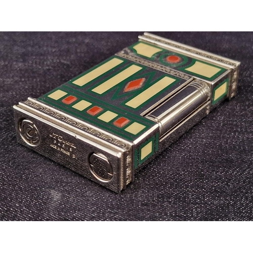 105 - S.T. Dupont Medici Line 2 Lighter, Decorated in the Style of Santa Maria Del Fiore Cathedral with Gr... 