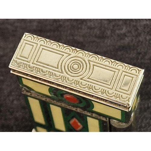 105 - S.T. Dupont Medici Line 2 Lighter, Decorated in the Style of Santa Maria Del Fiore Cathedral with Gr... 