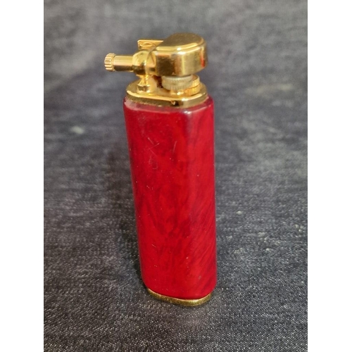 108 - Red Lacquer Lubinski Lighter