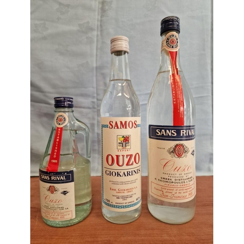 232 - 3 x Bottles of Ouzo; 2 x Sans Rival and Samos, (3)