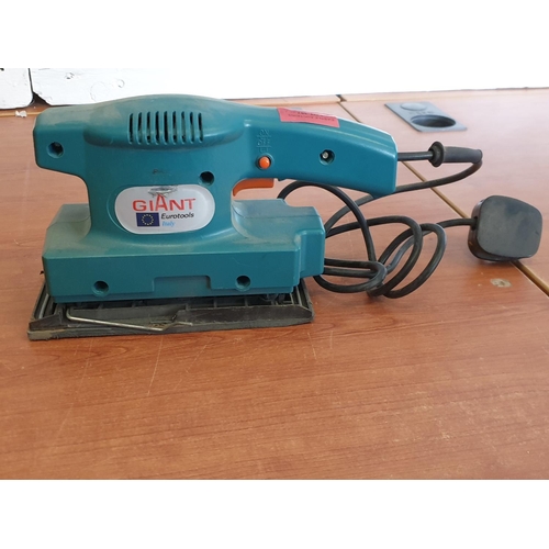 387 - Giant Euro Tools Sander (Flat) HP-SR 93, 220V-50Hz, 350W, 10000R-Min (Un-Tested)