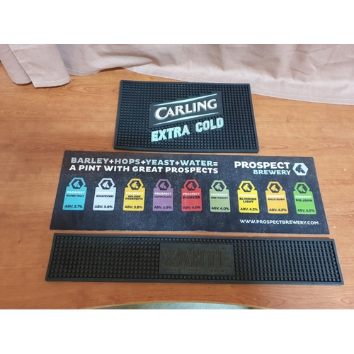 266 - Collection of 6 x Bar Drip Mats