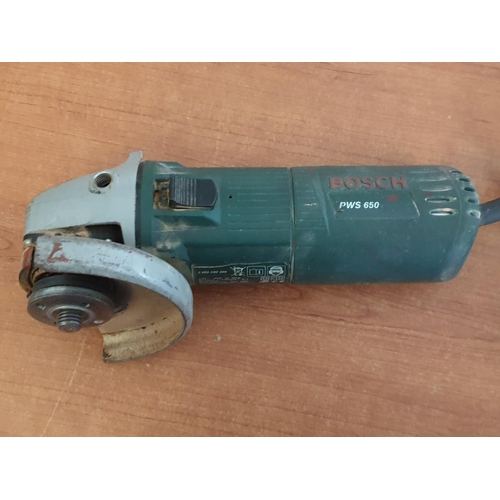 333 - Bosch OWS 650 Angle Grinder with Grinding Disco and Case (Un-Tested)