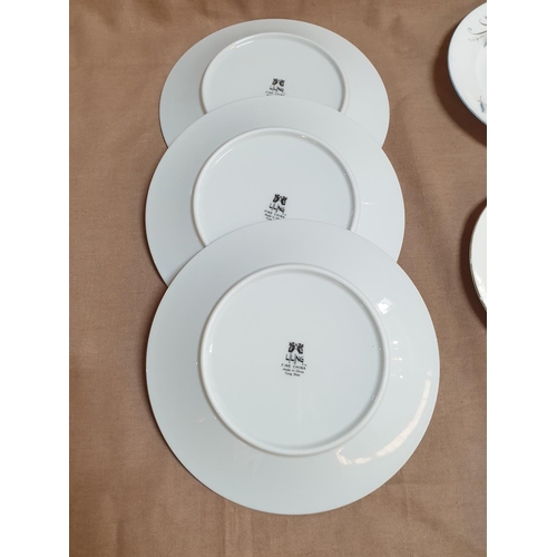 384 - Large Collection of Porcelain Plates in Various Sizes, Shape, Pattern, Brand etc