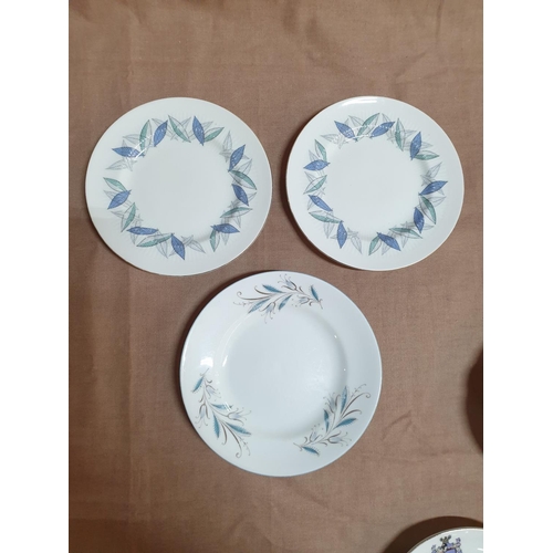 384 - Large Collection of Porcelain Plates in Various Sizes, Shape, Pattern, Brand etc