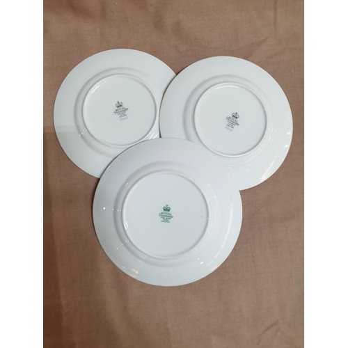 384 - Large Collection of Porcelain Plates in Various Sizes, Shape, Pattern, Brand etc