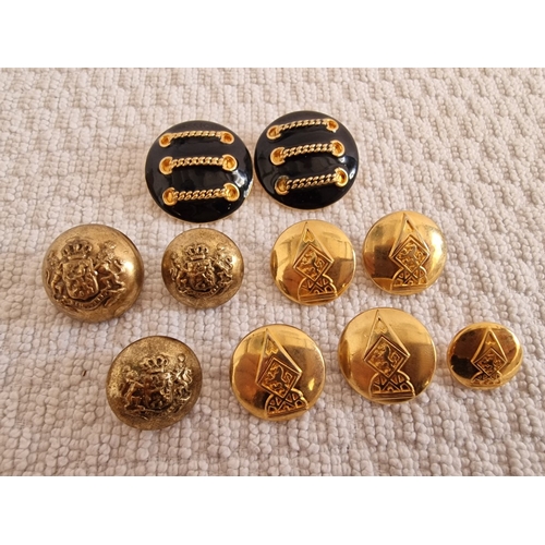 803 - Collection of Assorted Military Buttons