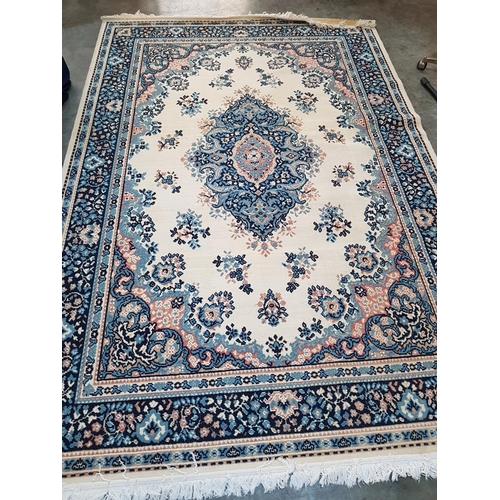 114 - Classic Pattern Carpet in Blue / Pink / Beige Colour (280 x 190cm)