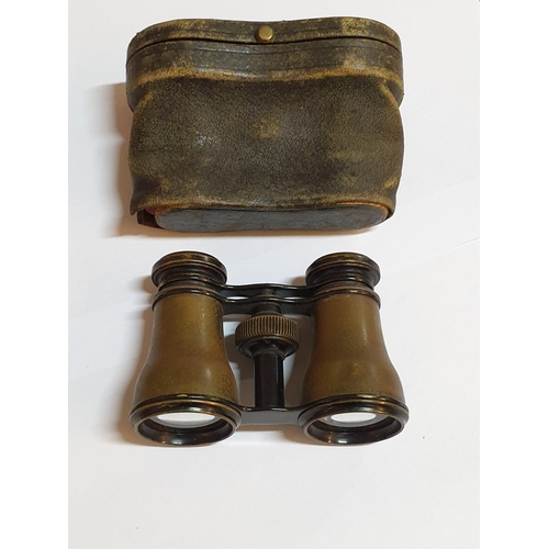 167 - Vintage Husbands of Bristol Opera / Theatre Binoculars with Original Case