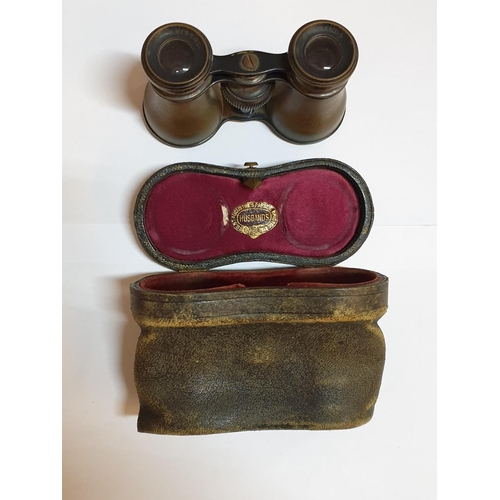 167 - Vintage Husbands of Bristol Opera / Theatre Binoculars with Original Case