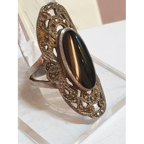 301 - Large Collection of Vintage Style Silver Rings in Various Style, Shape, Size, Decor etc (9)