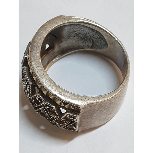 301 - Large Collection of Vintage Style Silver Rings in Various Style, Shape, Size, Decor etc (9)