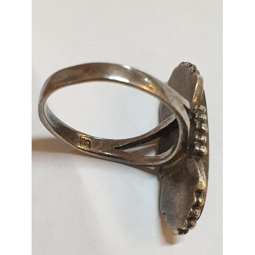 301 - Large Collection of Vintage Style Silver Rings in Various Style, Shape, Size, Decor etc (9)