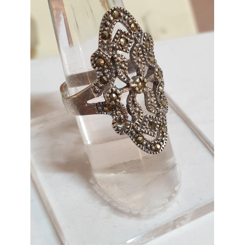 301 - Large Collection of Vintage Style Silver Rings in Various Style, Shape, Size, Decor etc (9)