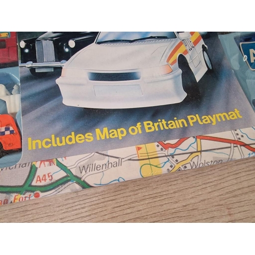 25 - Boxed Set 'Matchbox Motorcity', Around Britain Playset with Map Playmat and 5 x Scale Model Vehicles... 