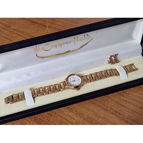 367 - Ladies Copperfield Wrist Watch, with Original Box and Extra Bracelet Links, Quartz, (Untested)