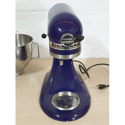 193 - Kitchen Stand Mixer Cobalt Blue with Bowl, Model; KSM90, Made in USA