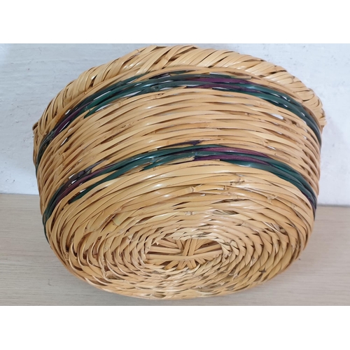 283 - Traditional Wicker Rural Basket (Ø38 x H:19cm)