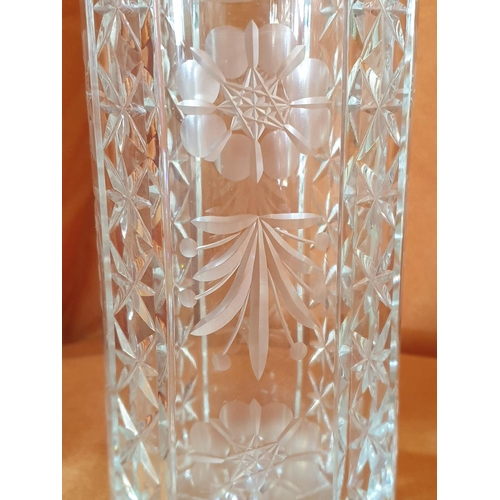 432 - Large Crystals Vase 