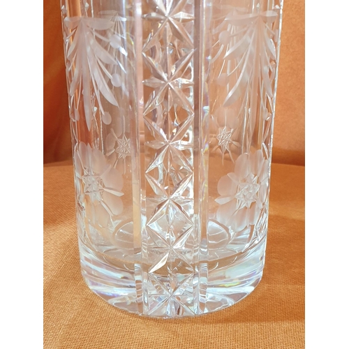 432 - Large Crystals Vase 