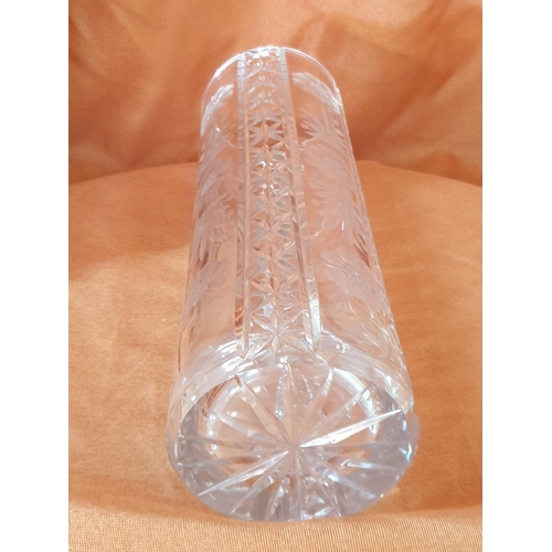 432 - Large Crystals Vase 