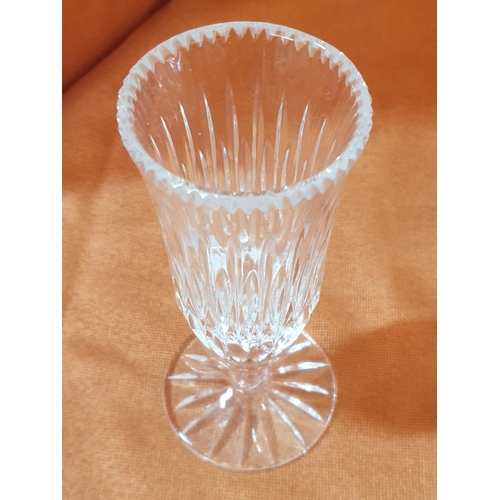 441 - Crystals Glasses; 7 x Champagne Glasses and 6 x Liqueur Glasses