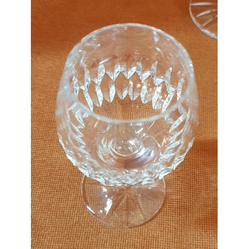 441 - Crystals Glasses; 7 x Champagne Glasses and 6 x Liqueur Glasses