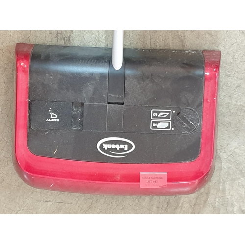 447 - EWBANK Portable Floor Surface Manual Sweeper