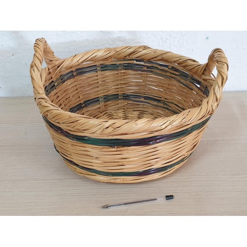 283 - Traditional Wicker Rural Basket (Ø38 x H:19cm)