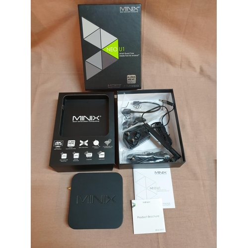 360 - Minix - TV Box Neo U1 64 - But Quad Core Media Hub for Android (HDMI), (Un-Tested)