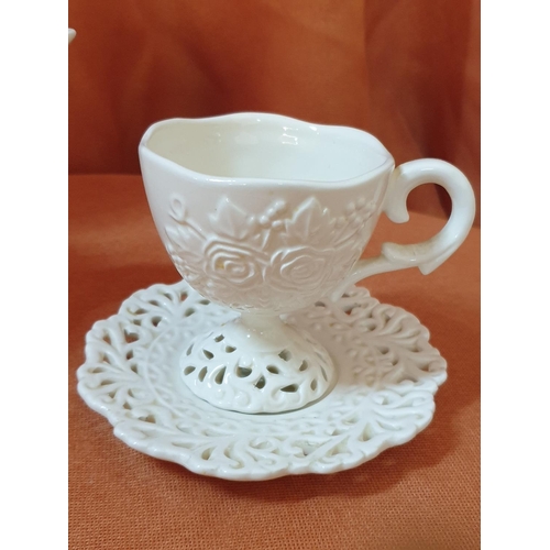 368 - Duncan Glaze Ceramic Tea Set 