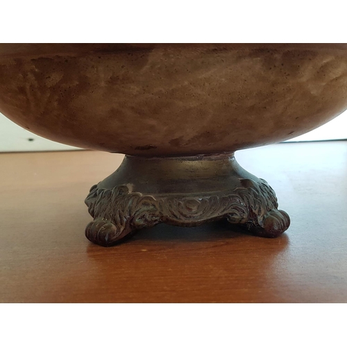 379 - Vintage Style Pedestal Decorative Bowl (31 x 23 x 11cm)