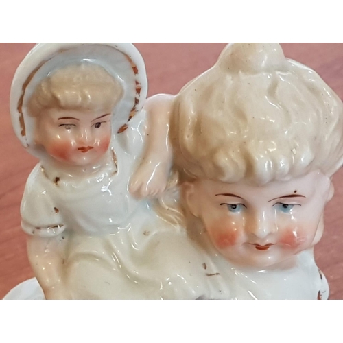 420 - Antique Porcelain Bisque Figurines 