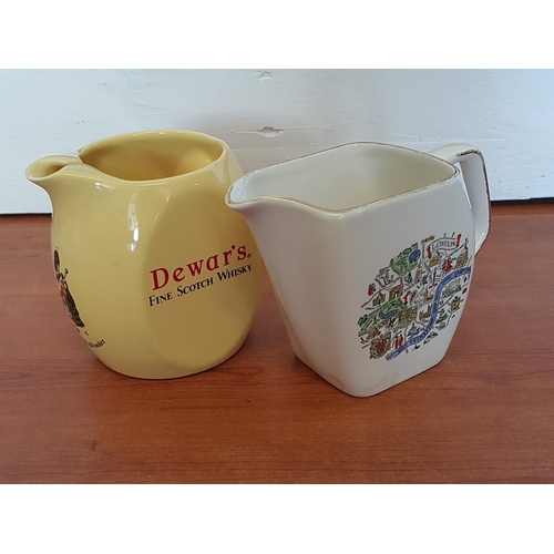 484 - Dewar's Fine Scotch Whisky Pitcher Jug Together Jug jug