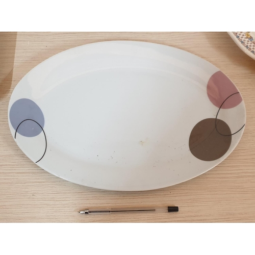 89 - 4 x Different Large Oval Dishes; Various Sizes, Brand etc 
(41 x 31cm  - 35 x 24.5cm)