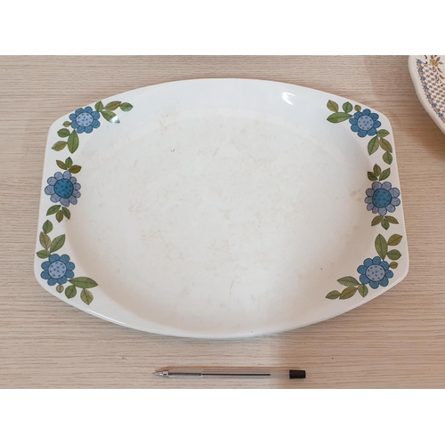 89 - 4 x Different Large Oval Dishes; Various Sizes, Brand etc 
(41 x 31cm  - 35 x 24.5cm)