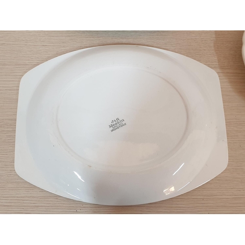 89 - 4 x Different Large Oval Dishes; Various Sizes, Brand etc 
(41 x 31cm  - 35 x 24.5cm)