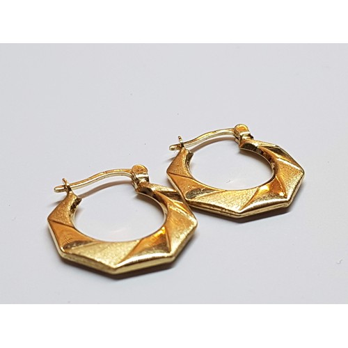 130 - 14ct Yellow Gold Earrings, Total Weight 1.49gr