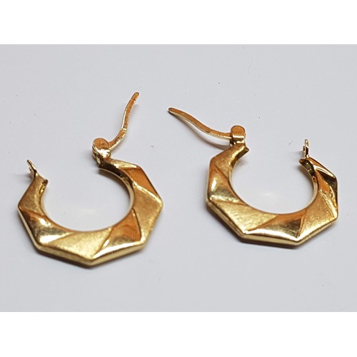 130 - 14ct Yellow Gold Earrings, Total Weight 1.49gr