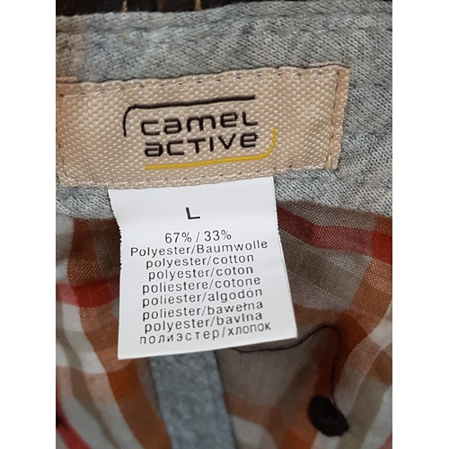 195 - 2 x Camel Active Men's Hats; 1 x Black Winter Wool, Polymid 80% + 20%, Size L and Sport Brown Leathe... 