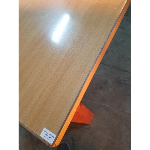 248 - Formica Topped Wooden Table (180cm x 90cm)