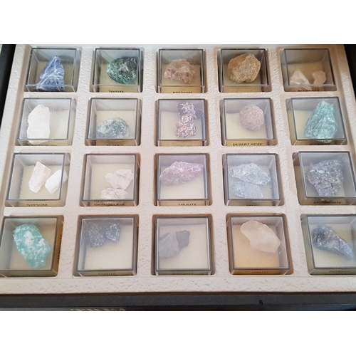 258 - Huge Collection of 98pcs of the Minerals and Gemstones of the Earth (5 x Folders Hold Minerals and G... 