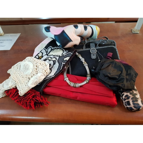 504 - Collection of Bags, Scarves, Necklace etc