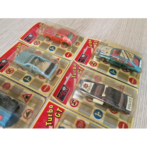 623 - Collection of 8 x Vintage 'Polfi Toys' Turbo GT Scale Model Cars / Die Cast Vehicles in Original Box... 