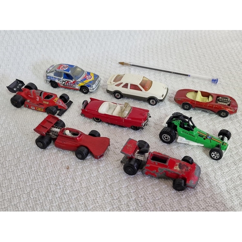 627 - Collection of 8 x Vintage Lesney & Matchbox Die Cast Scale Model Vehicles, Circa 1960's & 1970's, (s... 