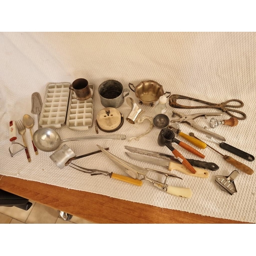 630 - Qty of Assorted Vintage Kitchen Utensils & Ware