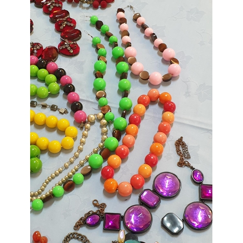 639 - A Colourful Collection of Bracelets, Beaded Necklaces and Others