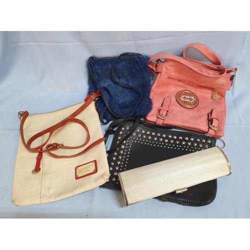 641 - 5 x Handbags in a Variety of Styles and Colours (A/F)